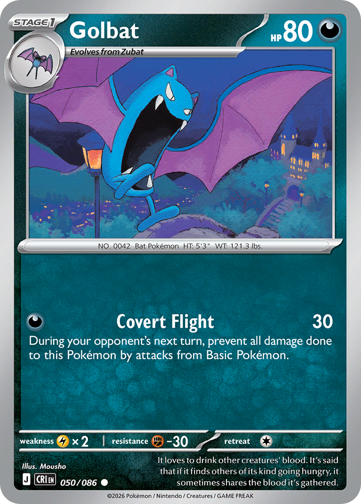 Golbat Chaos Rising 50