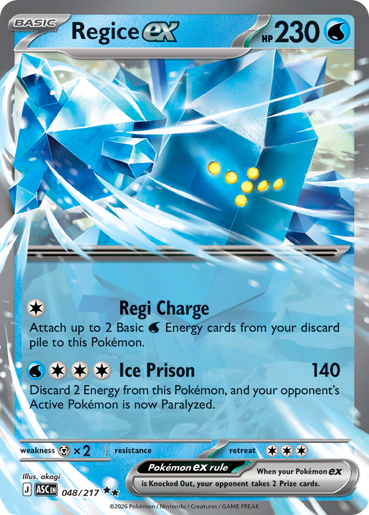 Regice ex Ascended Heroes 48