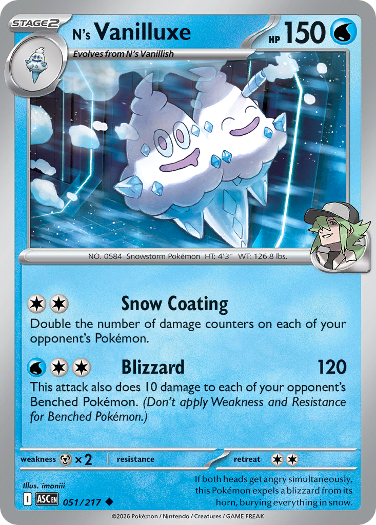 N's Vanilluxe Ascended Heroes 51