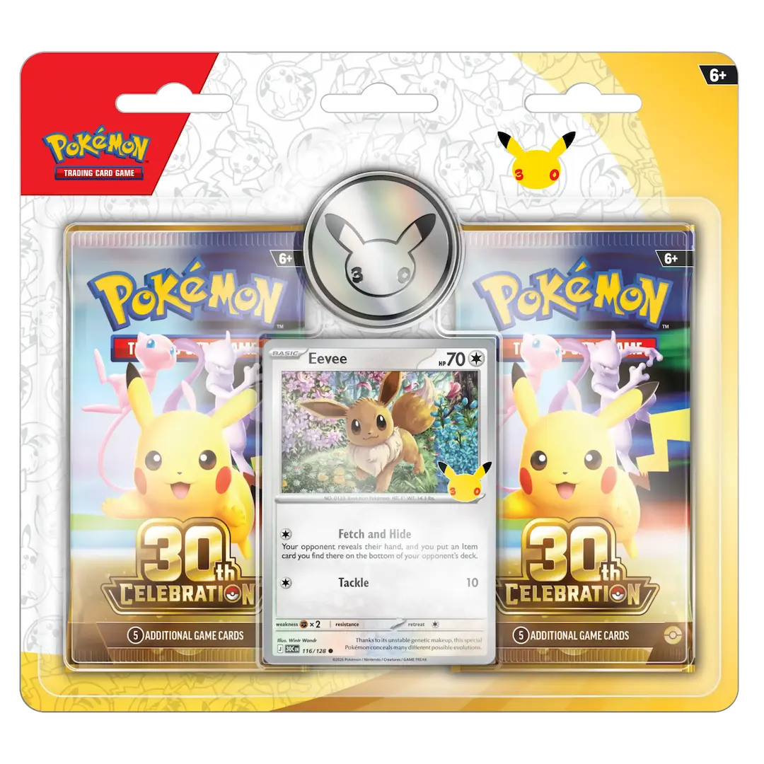 30th Celebration 2 Pack Blister Eevee