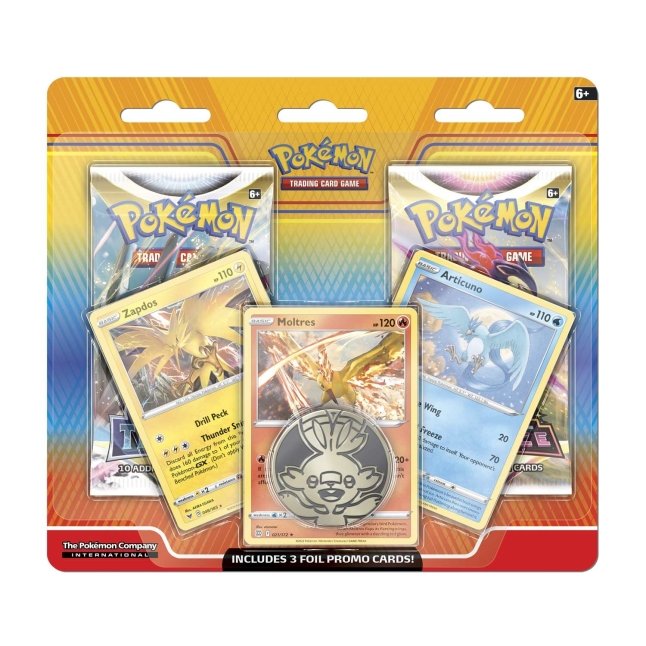 Articuno Zapdos Moltres 2 Pack Blister