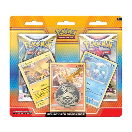 Articuno Zapdos Moltres 2 Pack Blister