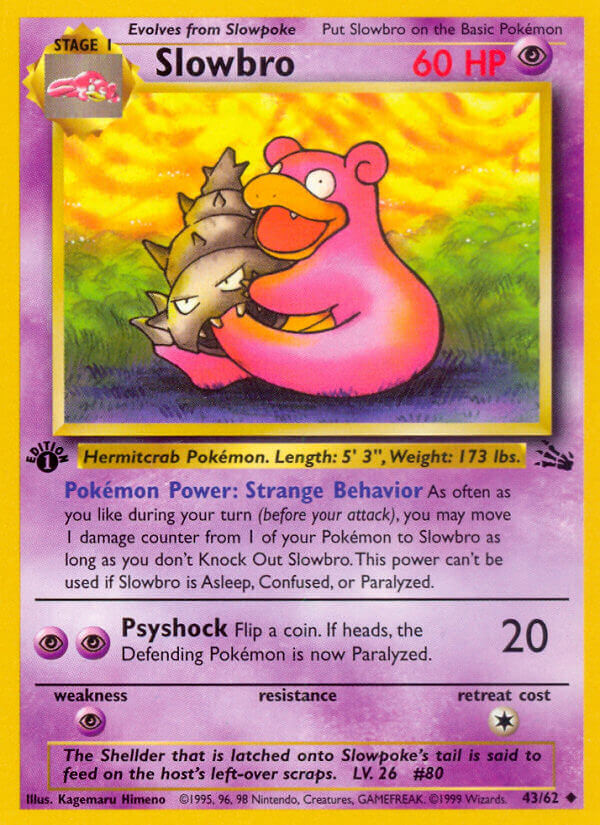 Slowbro Fossil 43